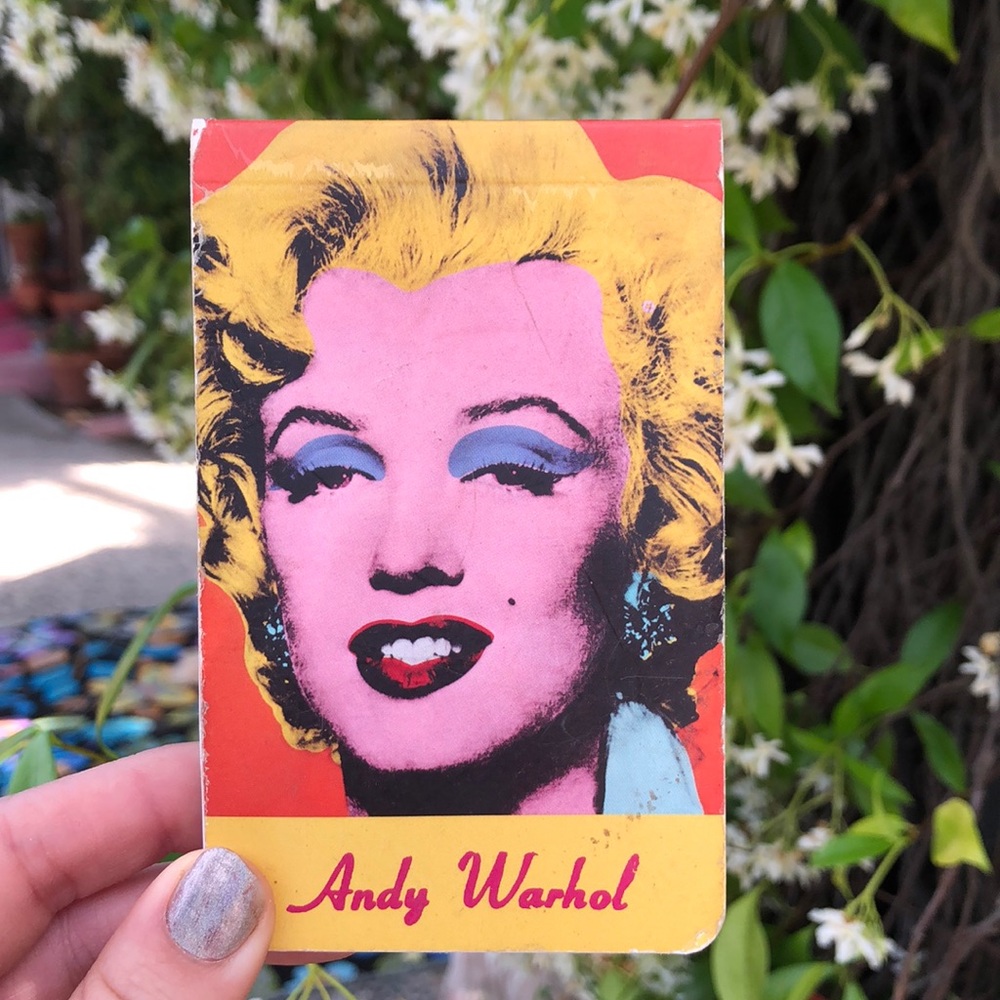 Andy Warhol Marilyn Monroe small notebook